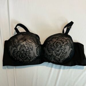 Elegant Black Lace Bra